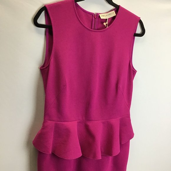 Emilio Pucci Stretch Peplum Dress - Picture 3 of 12